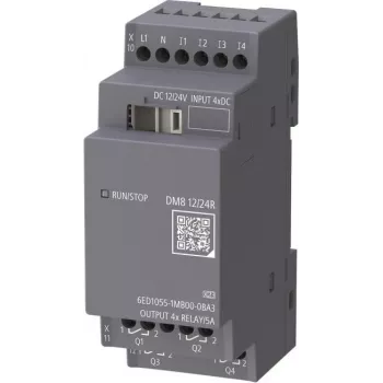 Siemens LOGO! DM8 6ED1055-1MB00-0BA3 digitalni modul za proširenje 4DI/4DO relej 12/24V DC