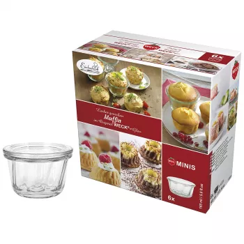 WECK staklenka s okruglim rubom Muffin 165ml set od 6