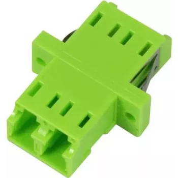 SYNERGY21 LC-LC duplex višemodni OM5 optički adapter spojnica ženski na ženski keramička čahura zelena