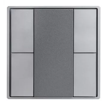 SYNERGY21 LED kontroler EOS 08 KNX tipkalo staklo B 4-kanalno bijelo