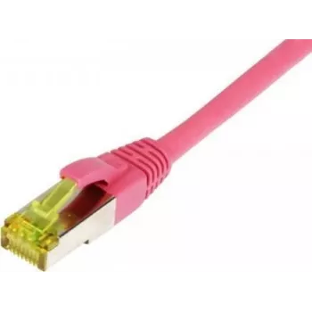 SYNERGY21 Patch kabel RJ45, CAT6A 500MHz, 30m, magenta, S-STP (S/FTP), TPE/LSZH (Ultraflex), AWG26, s Cat.7 sirovim kabelom