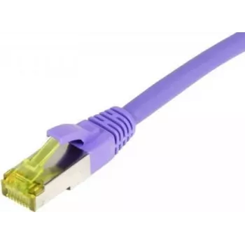 SYNERGY21 Patch kabel RJ45, CAT6A 500MHz, 30m, ljubičasti, S/FTP, TPE/LSZH (Ultraflex), AWG26, s Cat.7 sirovim kabelom