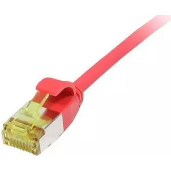 Synergy 21 Patch kabel RJ45 CAT6A 500MHz 10m crveni U/FTP Slimline okrugli d=3,8mm TPE/LSZH Superflex AWG32 s CAT7 sirovim kabelom