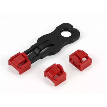 ALLNET TP/RJ45 blokator crveni 10 komada sa sigurnosnim ključem, zaštitna kapica, sigurnosni lokot za mrežu (ALL-TP-RJ45-Blocker-10PCS)