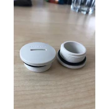 ALLNET Installation M25x1.5 Blanking Plug 2-Piece Set with O-Ring (M25x1,5-Blindplug-2Set)