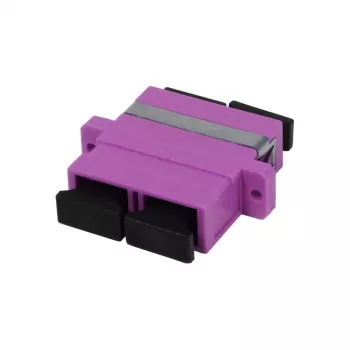 SYNERGY21 optički spojnik SC/SC multimode duplex OM4 50/125µm PVC ljubičasti keramički rukavac