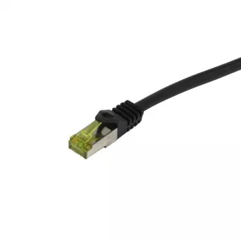 Synergy 21 Patch kabel RJ45 CAT6A S-STP (S/FTP) 500 MHz 12,5 m crni PUR unutarnji/vanjski/industrijski UV/vodootporni/uljootporni AWG26 s CAT7 sirovim kabelom