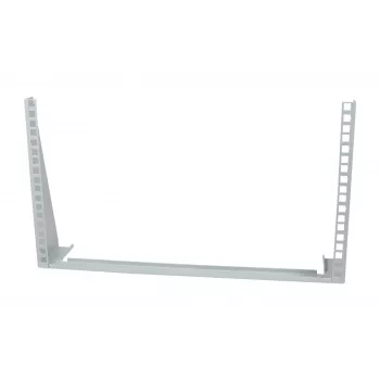 ALLNET SMW Series 19 inch Wall Mount Enclosure 4U 276mm Depth Light Grey (RAL 7035) with Safety Glass Door