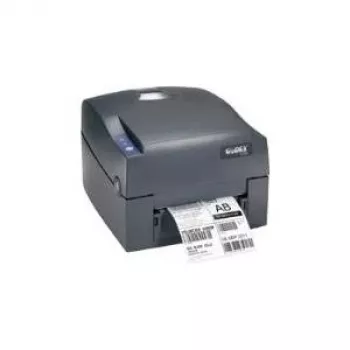 GODEX G500 printer etiketa s prijenosom topline/direktnim termalnim ispisom, 203 dpi, 127 mm/s, USB + serijski + Ethernet, crni