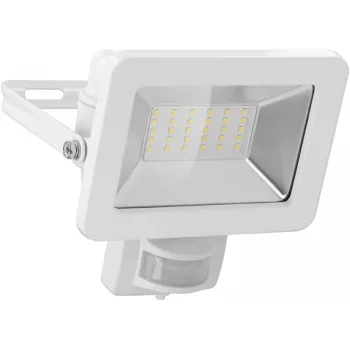 Goobay LED vanjski reflektor 30 W s detektorom pokreta, 2400 lm, 4000 K, IP65, PIR senzor, zidna montaža, 0,5 m kabel
