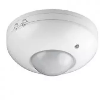 Goobay infracrveni detektor pokreta (PIR), 360° pokrivenost, domet 6 m, stropna montaža, visina montaže 2,2-4 m, 230 V AC, IP20 za unutarnje prostore, bijeli (95172)