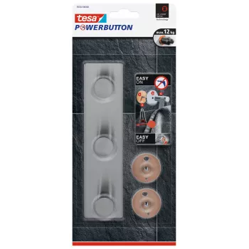 Tesa Powerbutton Classic letvica s kukama nehrđajući čelik (59334-00000-01)