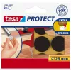 Tesa Protect filcani podlošci - okrugli - smeđi - 26 mm - 9 komada