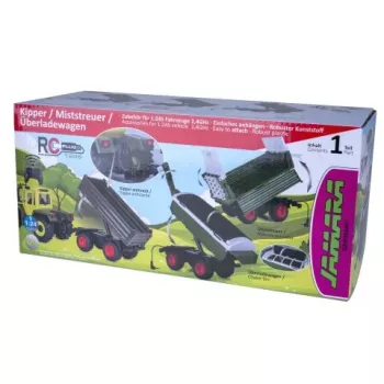 Jamara prikolica kiper antracit za RC traktor MB-trac 1000 1:24S (423265)