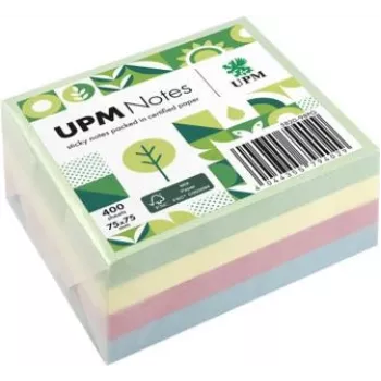 UPM Notes samoljepljive bilješke 400 listova pastel Mix zelena plava ružičasta žuta
