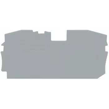 WAGO 2016-1291 završna ploča za TOPJOB® S redne stezaljke, siva, debljina 1 mm, 73 x 36,5 mm