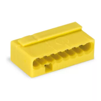 WAGO 243-508 PUSH WIRE® spojnica 8-vodička žuta 6A 100V