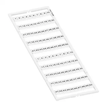 WAGO 793-5566 traka za označavanje, raster 5 mm, neispisana, bijela, 100 komada, za redne stezaljke serije 2001-2020