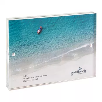 Goldbuch Pure akrilni prozirni okvir za pojedinačnu sliku 13 x 18 cm, pravokutni 180 mm