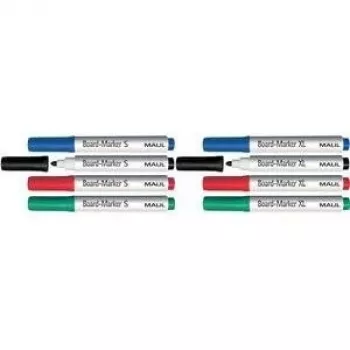 MAUL Hebel XL marker za bijelu ploču - fini vrh - razne boje - paket od 4