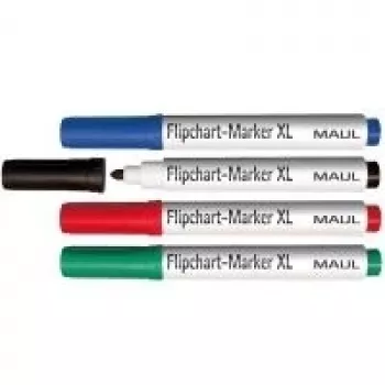 MAUL Flipchart marker set okrugli vrh 2.0-2.5mm 4-pak razne boje