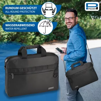 PEDEA Notebook Clutch 17,3 inch (43,9 cm) - crna