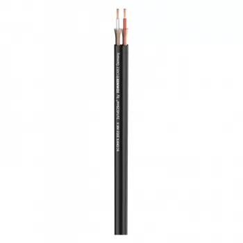 Kindermann stereo audio kabel - na metar - crni