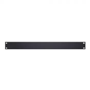 Adam Hall 87221 STL 19 inch 1U Blank Rack Panel Steel Black 1.5 mm