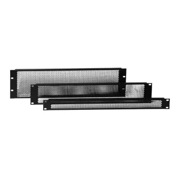 Adam Hall 87223VR 19 inch 3U Steel Rack Panel Black 1.5 mm