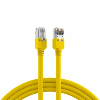 EFB Elektronik RJ45 patch kabel Cat.5e SF/UTP LSZH Draka UC300 TM11 žuti 15m