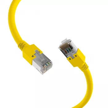 EFB Elektronik RJ45 patch kabel Cat.5e SF/UTP LSZH Draka UC300 TM11 žuti 15m