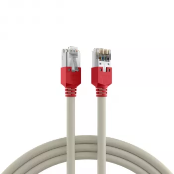 EFB-Elektronik RJ45 patch kabel Cat.5e F/UTP LSZH Draka UC300 TM11rt crossover sivi 15m