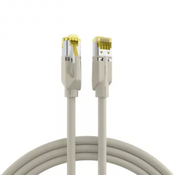 EFB-Elektronik RJ45 patch kabel Cat.6A S/FTP LSZH Draka UC900 TM31 sivi 25m