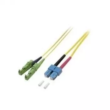 EFB Elektronik optički patch kabel E2000/APC na SC singlemode OS2 9/125µm 15m žuti