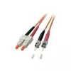EFB Elektronik duplex jumper SC-ST 62,5/125 µm OM1 LSZH narančasti 3,0 mm 2 m