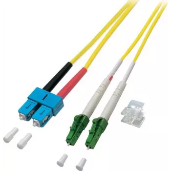 EFB-Elektronik duplex jumper LC/APC-SC 9/125µ, OS2, LSZH, žuti, 2,0mm, 3m