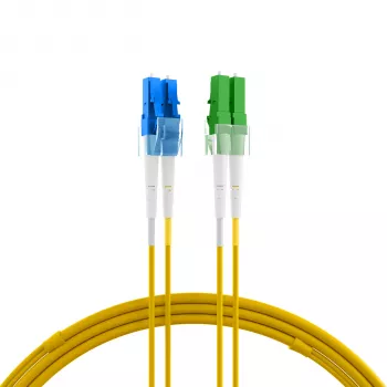 EFB Elektronik optički patch kabel LC/APC singlemode OS2 20 m žuti
