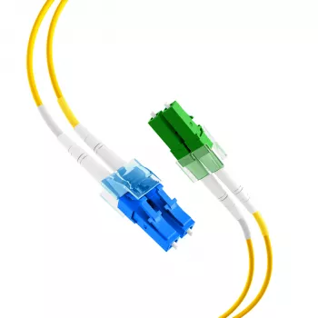 EFB Elektronik optički patch kabel LC/APC singlemode OS2 20 m žuti