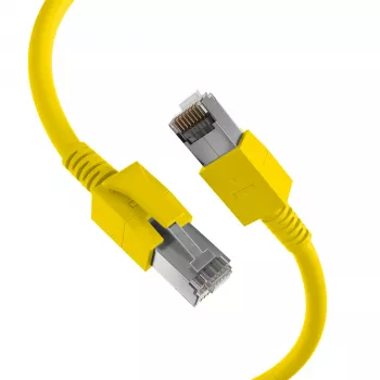EFB Elektronik DCK1001GE.0,5 LED patch kabel RJ45 Cat.6A S/FTP FRNC, žuti