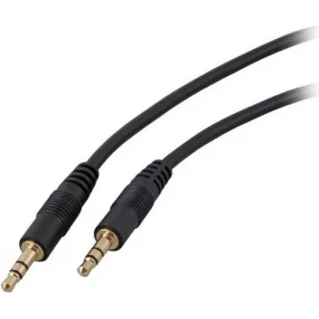 EFB-Elektronik audio spojni kabel, 3,5 mm jack utikač, 5 metara, crni