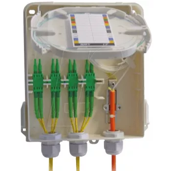 EFB Elektronik FTTH ulazna kutija za zgradu IP54 nenapučena, max. 8 SC/LC, s bravom (53706,1)
