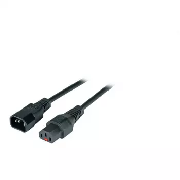 EFB-Elektronik IEC Lock produžni kabel za napajanje C14 na C13, 2,0 m, crni (EK601SW.2)