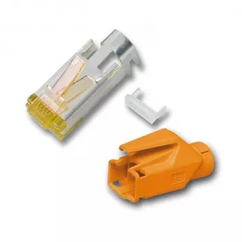 EFB RJ45 Hirose utikač STP TM31 narančasti Cat6A 100 komada