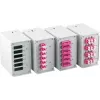 EFB Elektronik prednja ploča za 6 x SC-D, LC quad s rupama za vijke 1,7 mm