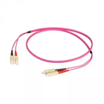 EFB Elektronik dupleks kabel SC-SC 50/125 µm OM4 LSZH Erika Violet Flat Twin 3x5mm 10m