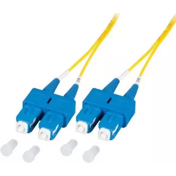 EFB Elektronik O2513.5-1.2 optički patch kabel 5 m SC Duplex OS2 žuti