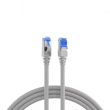 EFB Elektronik IPK-6A-U-TPE-GR-0050 Cat6a S/FTP RJ45 patch kabel 0,5m sivi
