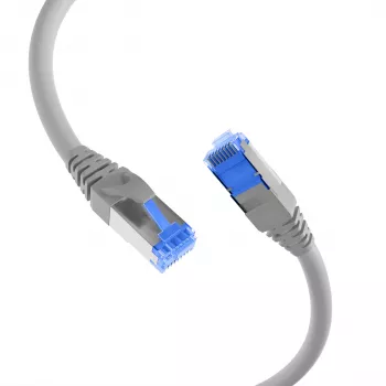 EFB IPK-6A-U-TPE-GR-1000 Cat6a S/FTP RJ45 patch kabel 10 m sivi