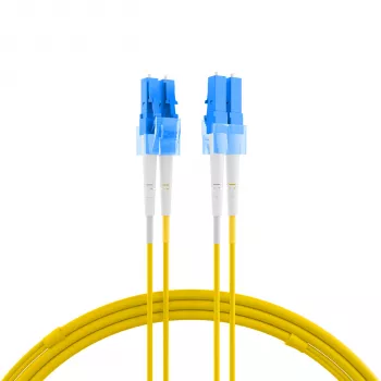 EFB Elektronik IPL-DF-LCULCU-2-0050 OS2 Duplex LC/UPC na LC/UPC optički patch kabel, 0,5 m, žuti, LSZH