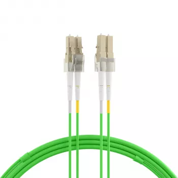 EFB Elektronik IPL-DR-LCULCU-5-1000 duplex patch kabel OM5 LC/UPC na LC/UPC 10 m LSZH limetno zelena